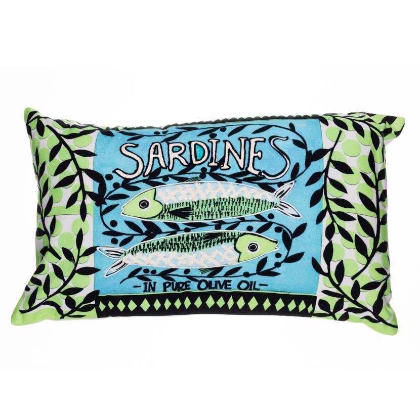 Shoeless Joe Sardines in Olive Oil Cushion (50cm)