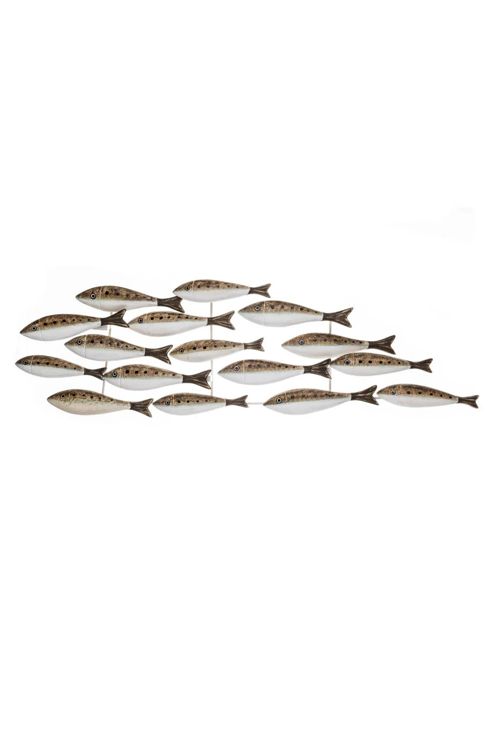 Shoeless Joe School of Wooden Fish (22cm)