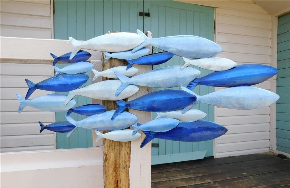 Shoeless Joe Shoal in Blues Wall Art - Image 3