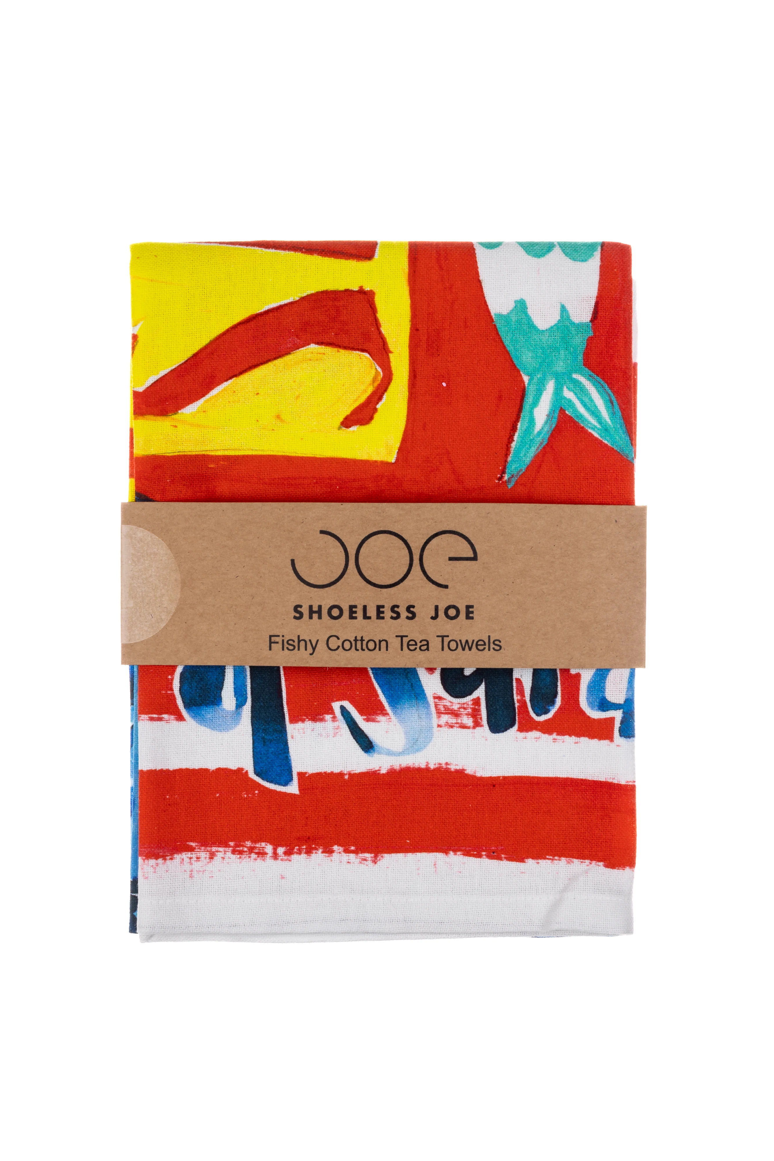 Shoeless Joe - Tin Of Sardines Tea Towel - Image 2