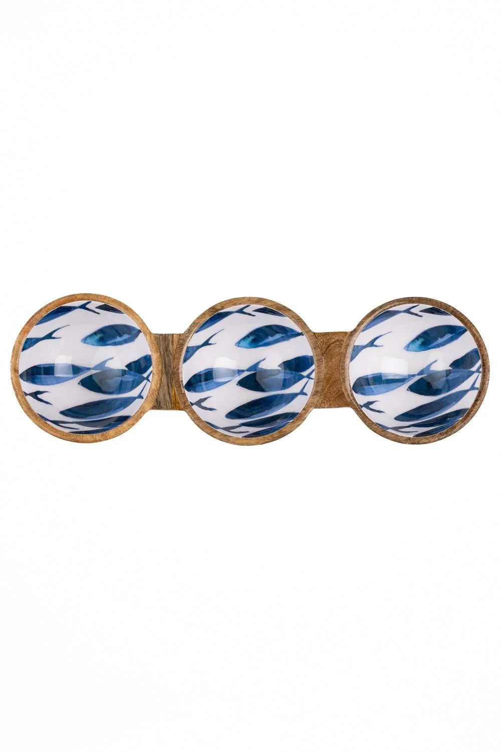 Shoeless Joe Ocean Fish Trio Bowl