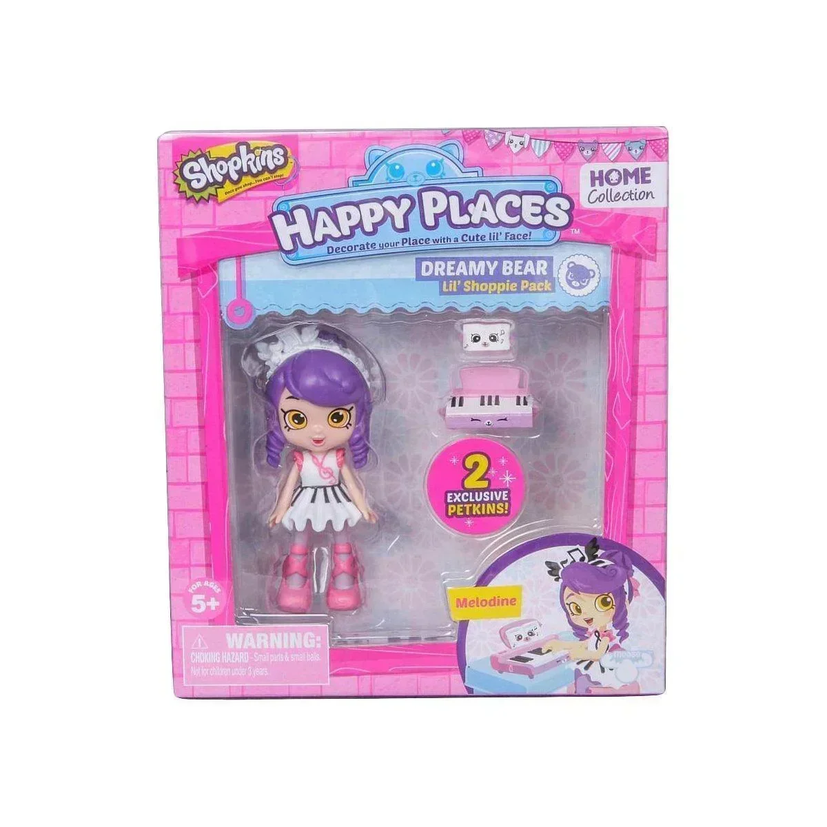 Shopkins Happy Places Lil' Shoppie Dolls - Assorted 5-Pack | Collectible Miniature Dolls - Image 5