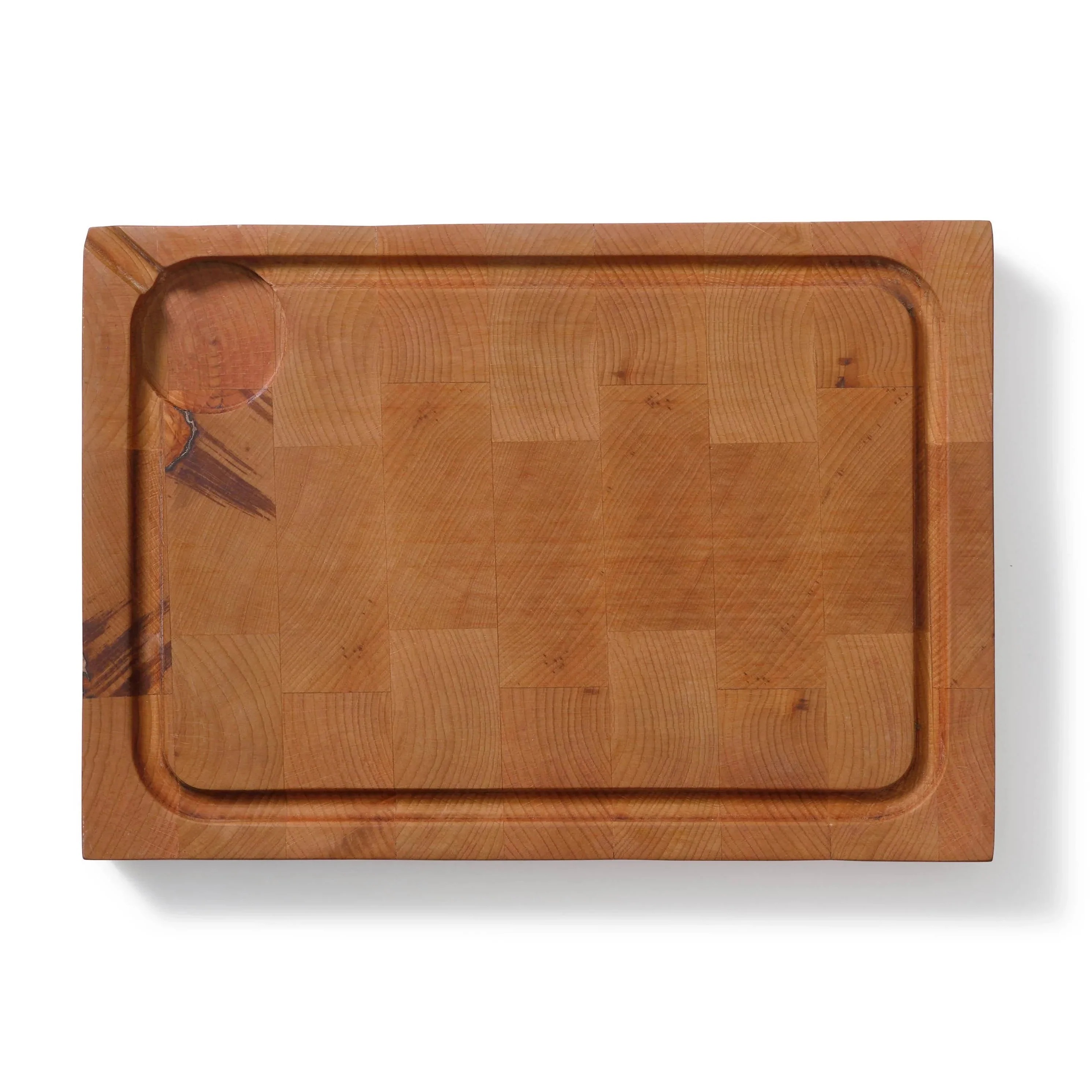Skottsberg Beech end grain wood chopping board (35x25x3.5cm)
