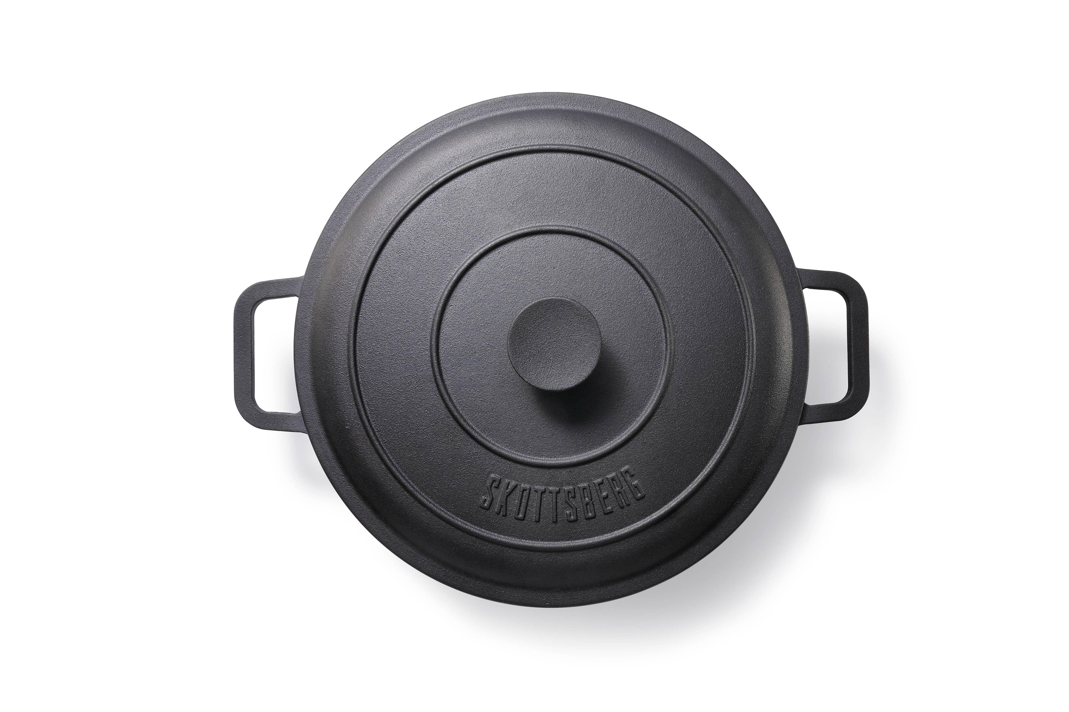 Skottsberg Braiser Cast Iron with Lid (31.5cm) - Image 6