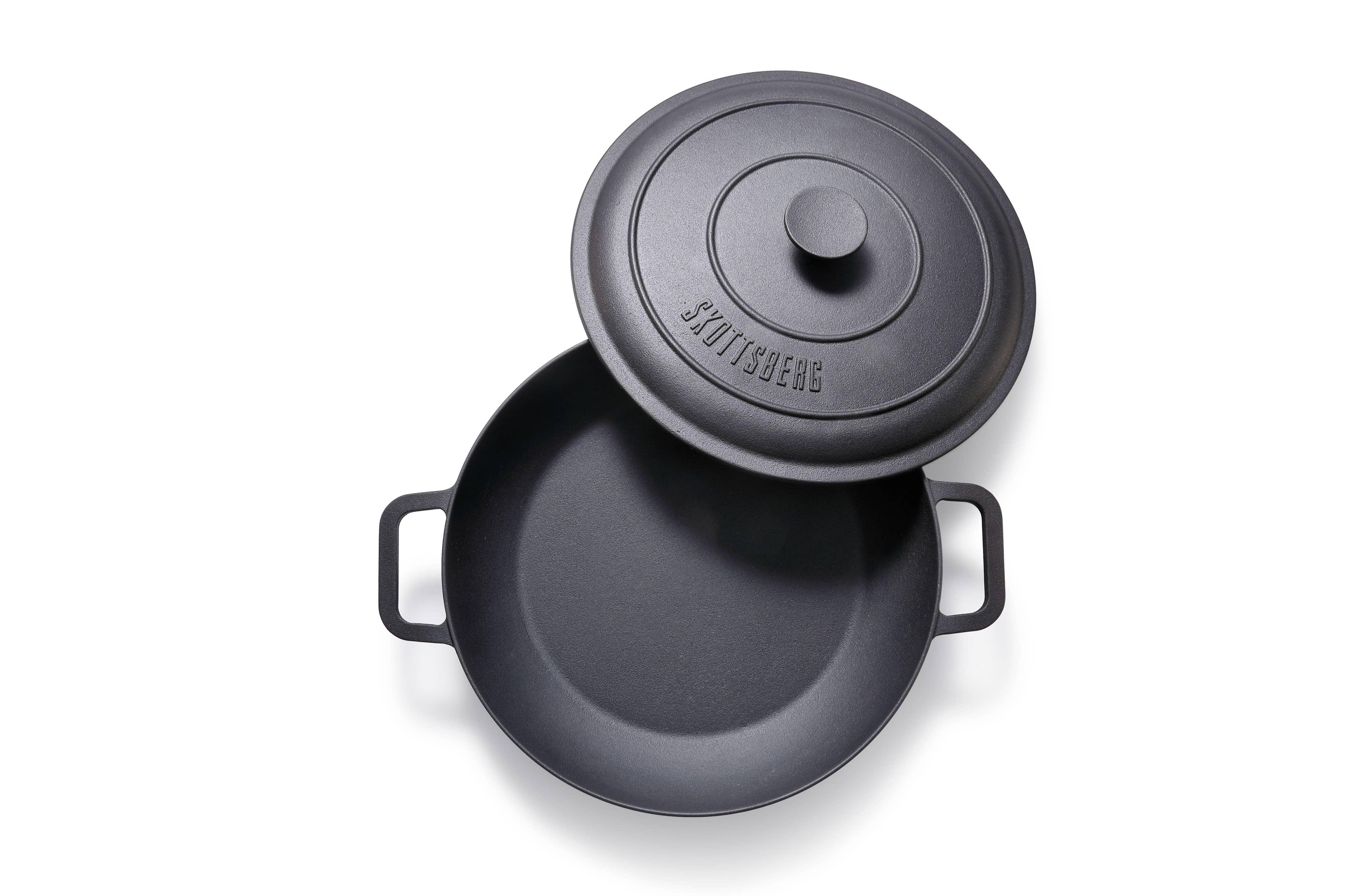 Skottsberg Braiser Cast Iron with Lid (31.5cm) - Image 7