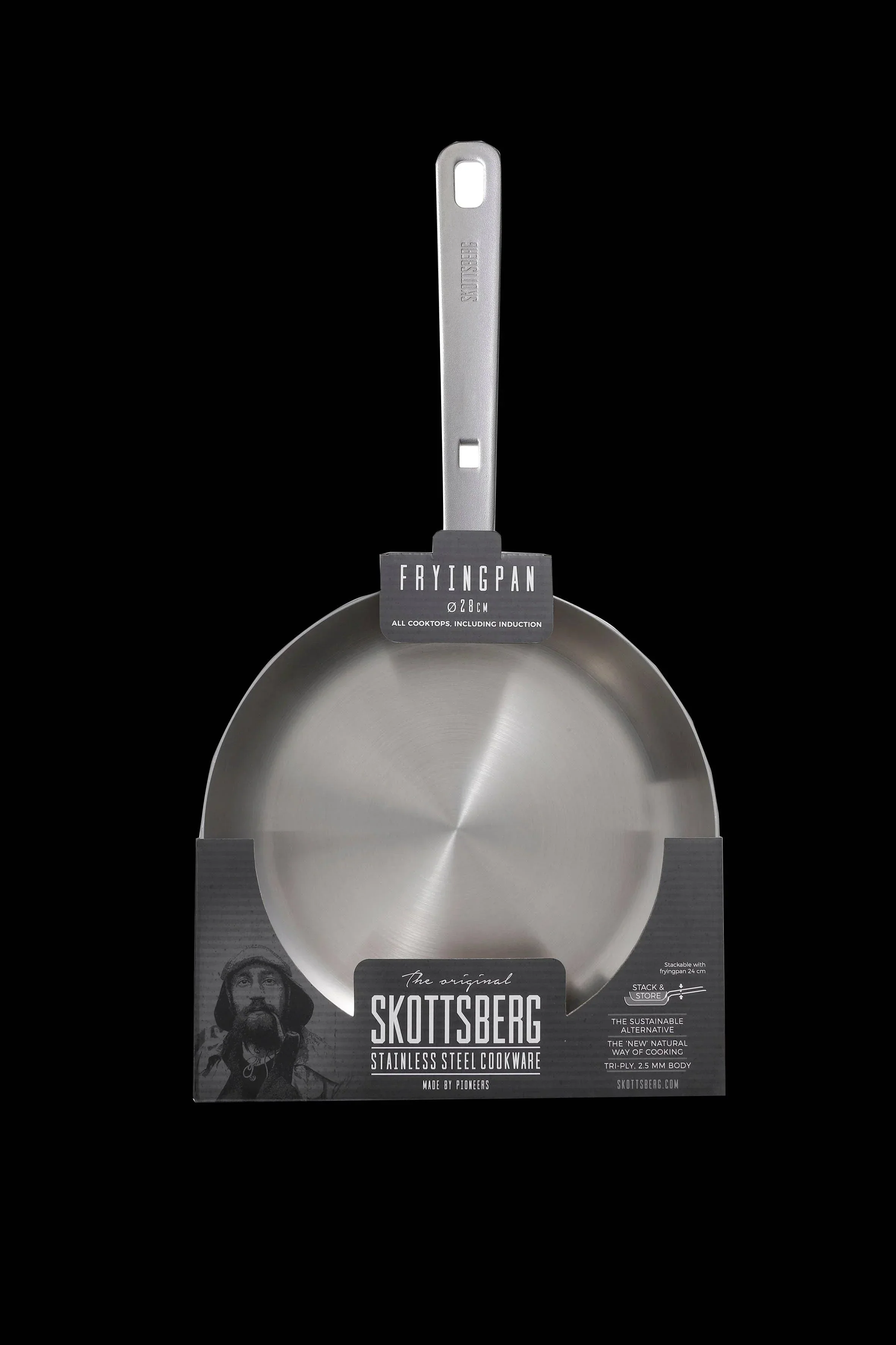 Skottsberg Frying Pan Stainless Steel (28cm) - Image 11