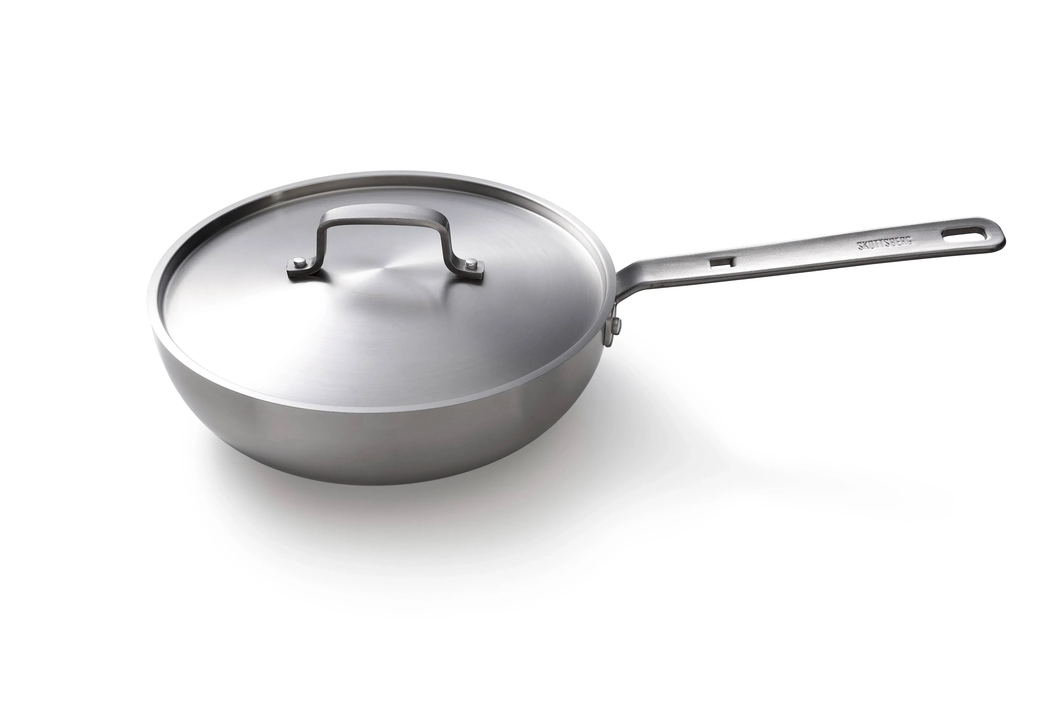 Skottsberg Stainless Steel Wok (28cm) - Image 2