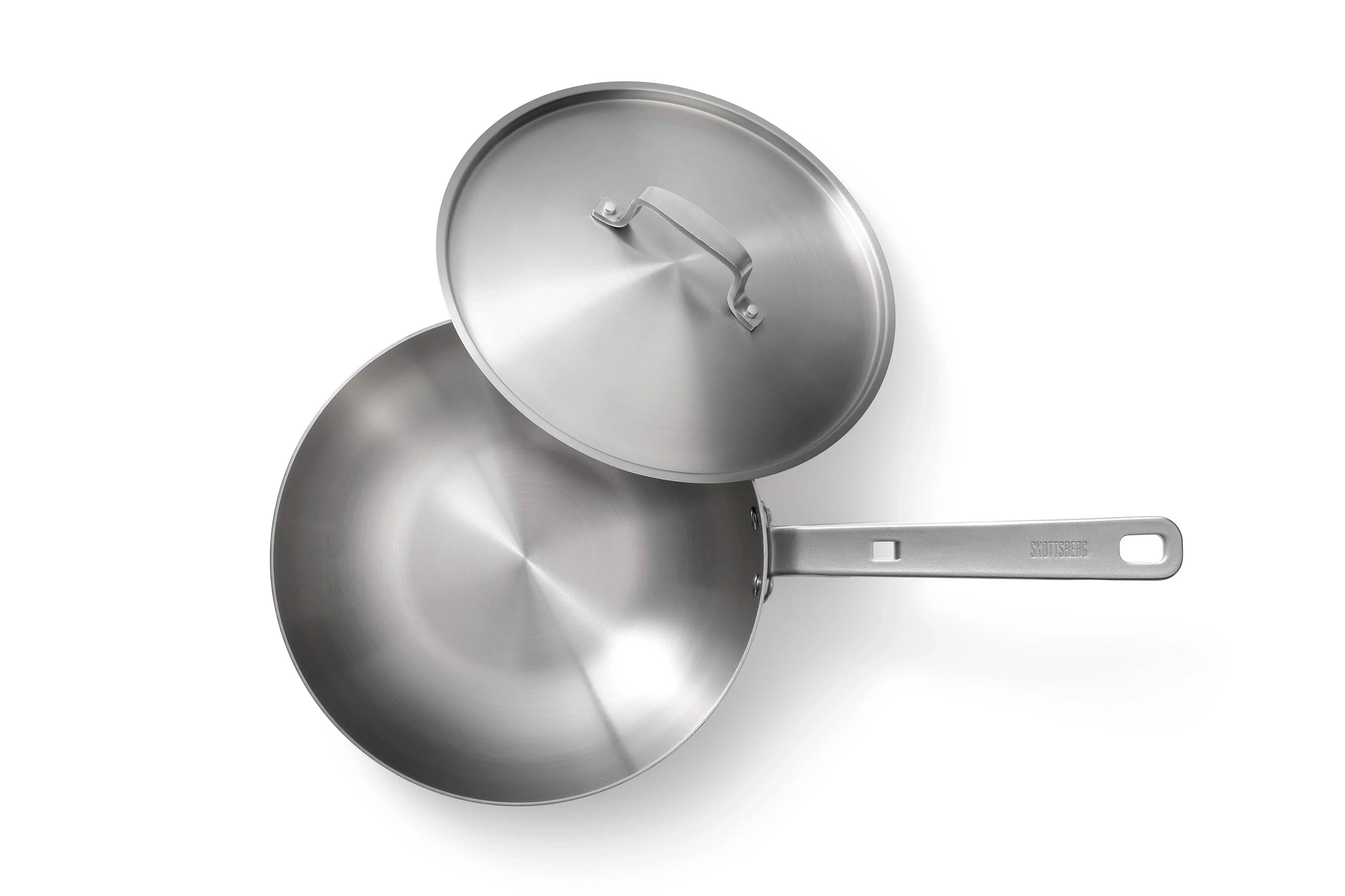 Skottsberg Stainless Steel Wok (28cm) - Image 9