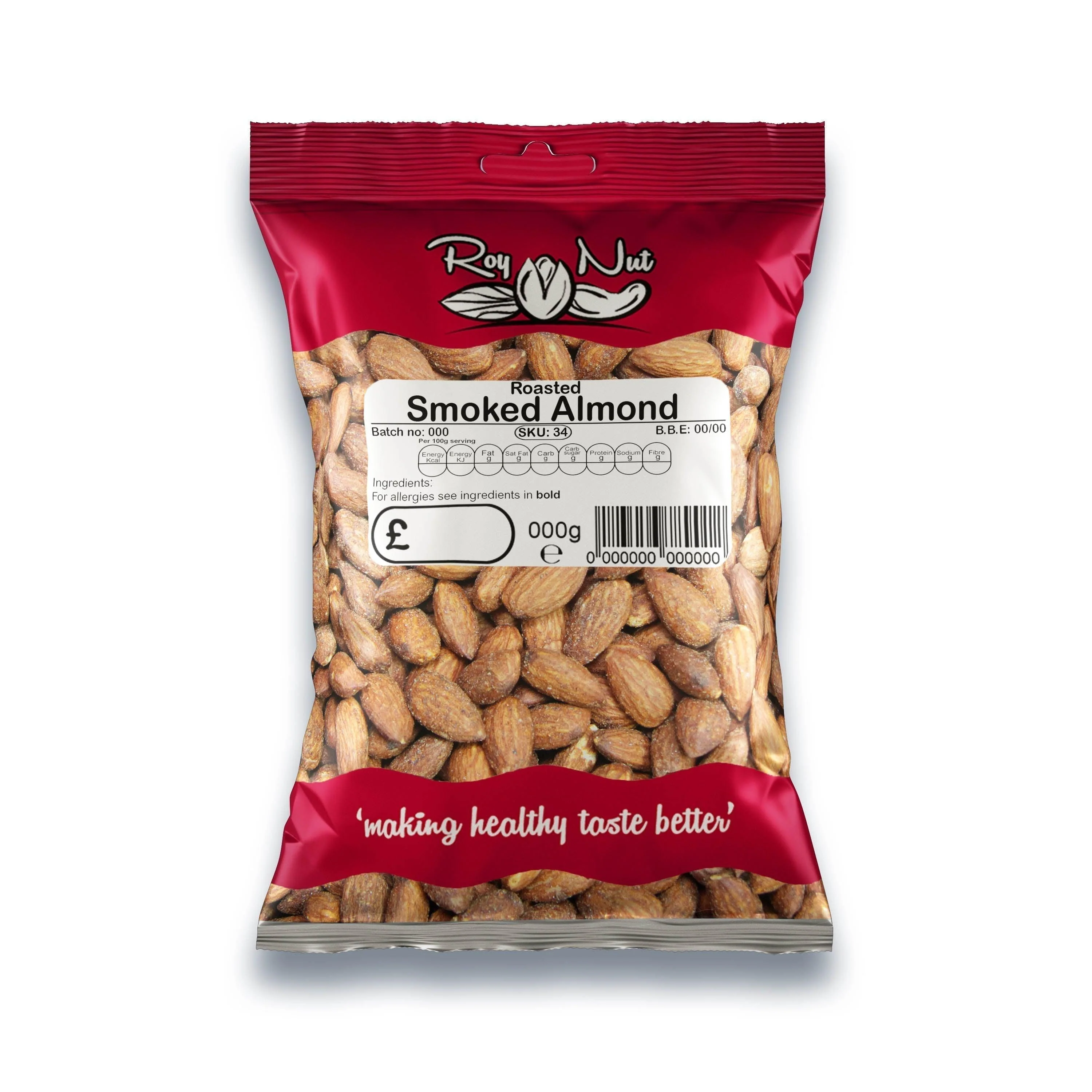 Roy Nut Smoked Almonds (180g)