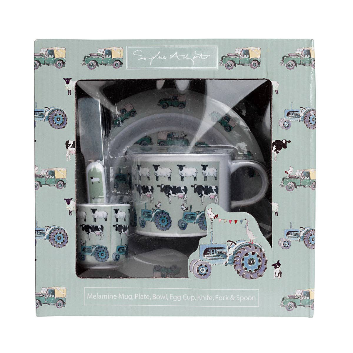 Sophie Allport On The Farm Childrens Melamine Set - Image 2