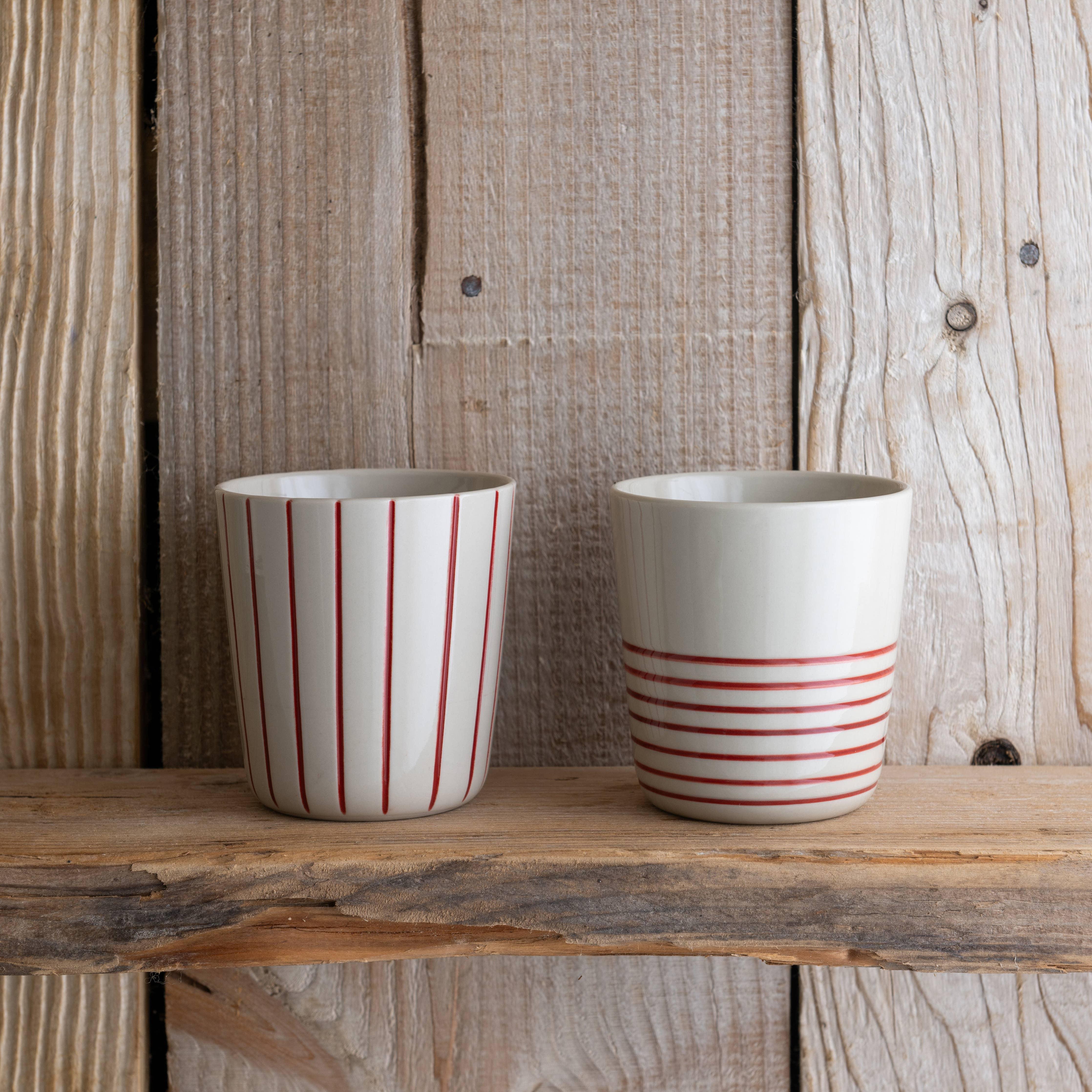 Kindred Sorrel Beaker - Brushed Earth Red - Large (Set of 2) - Image 2