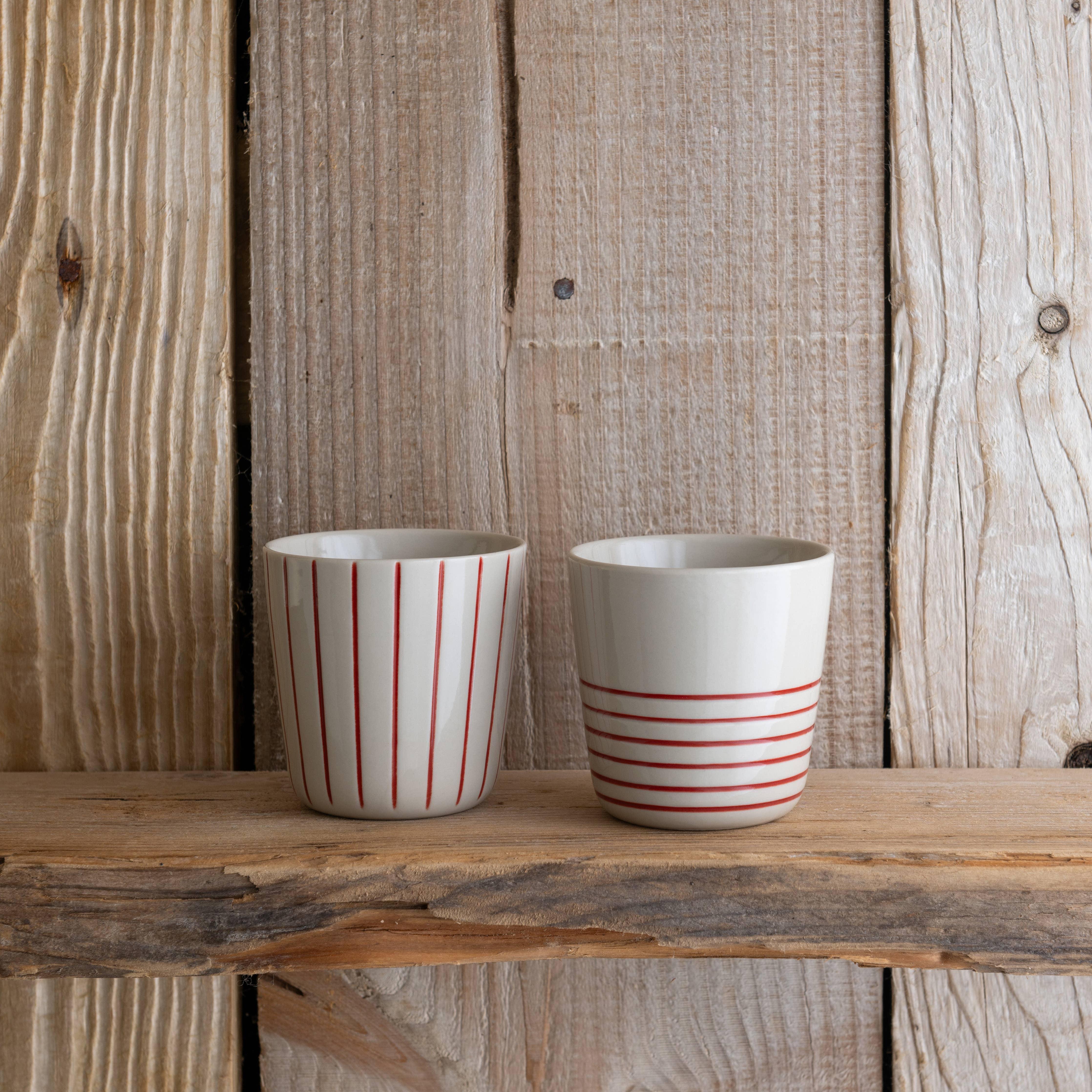 Kindred Sorrel Beaker - Brushed Earth Red - Small (Set of 2) - Image 2