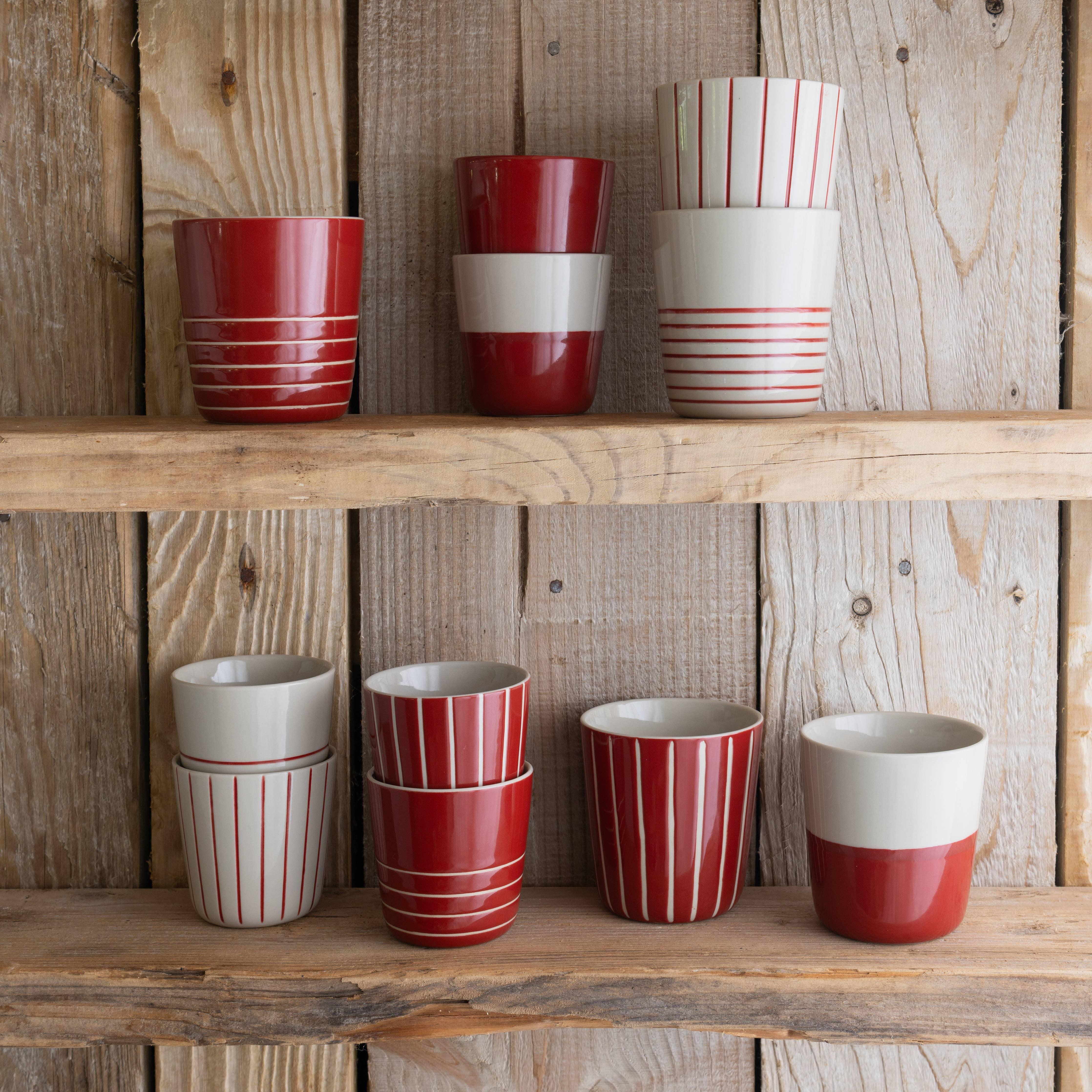 Kindred Sorrel Beaker - Brushed Earth Red - Small (Set of 2) - Image 6
