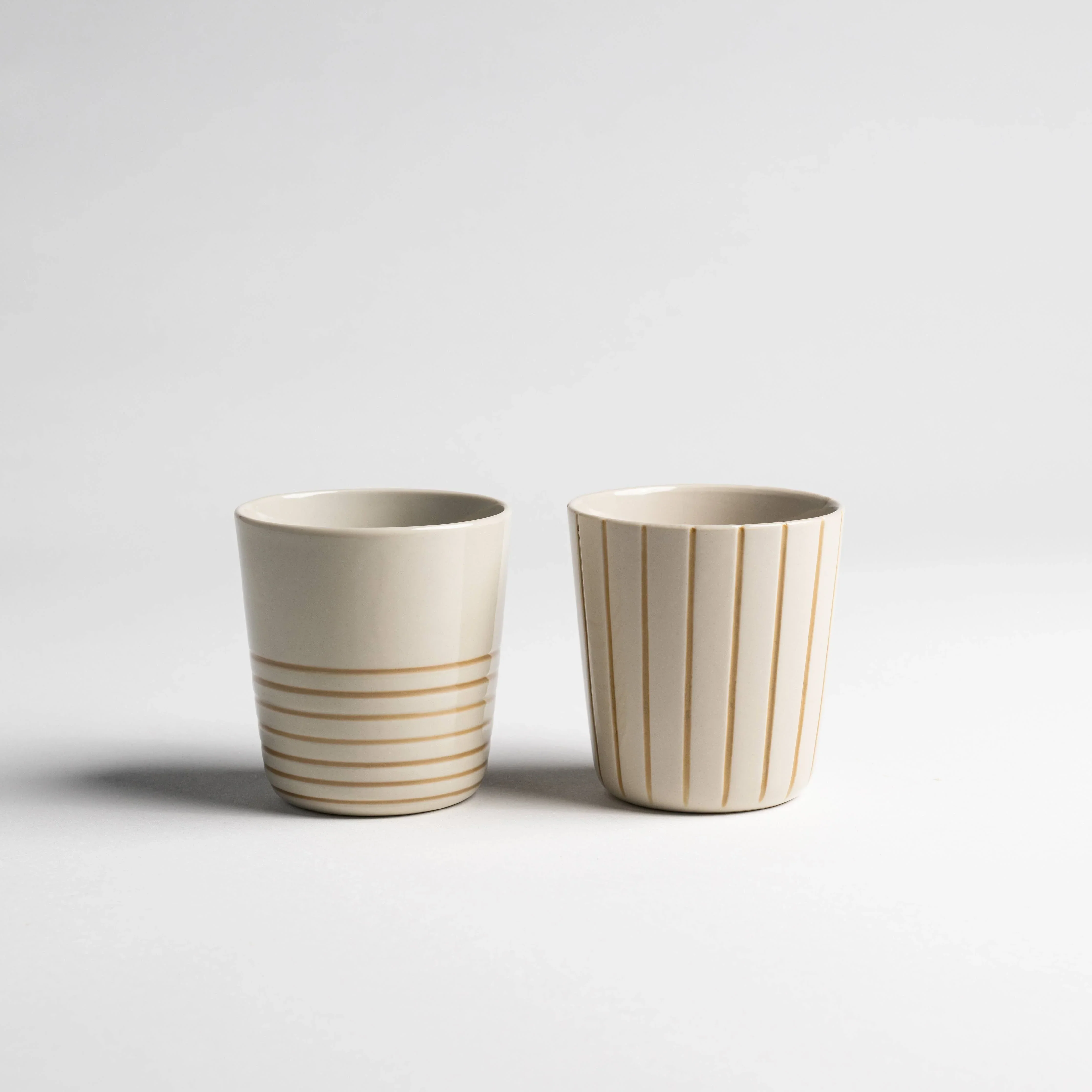 Kindred Sorrel Beaker - Brushed Mustard Yellow - Large (Set of 2)