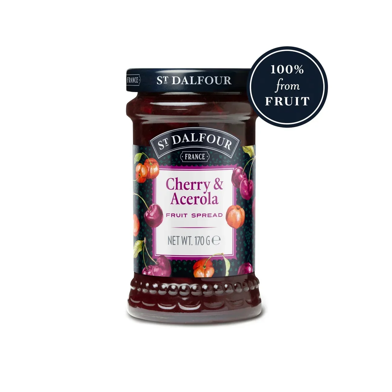 St Dalfour Cherry & Acerola Fruit Spread (170g) - Image 2