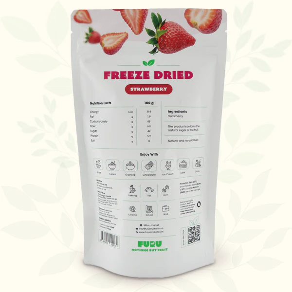 FURU Natural Strawberry Crisps (25g) - Image 2