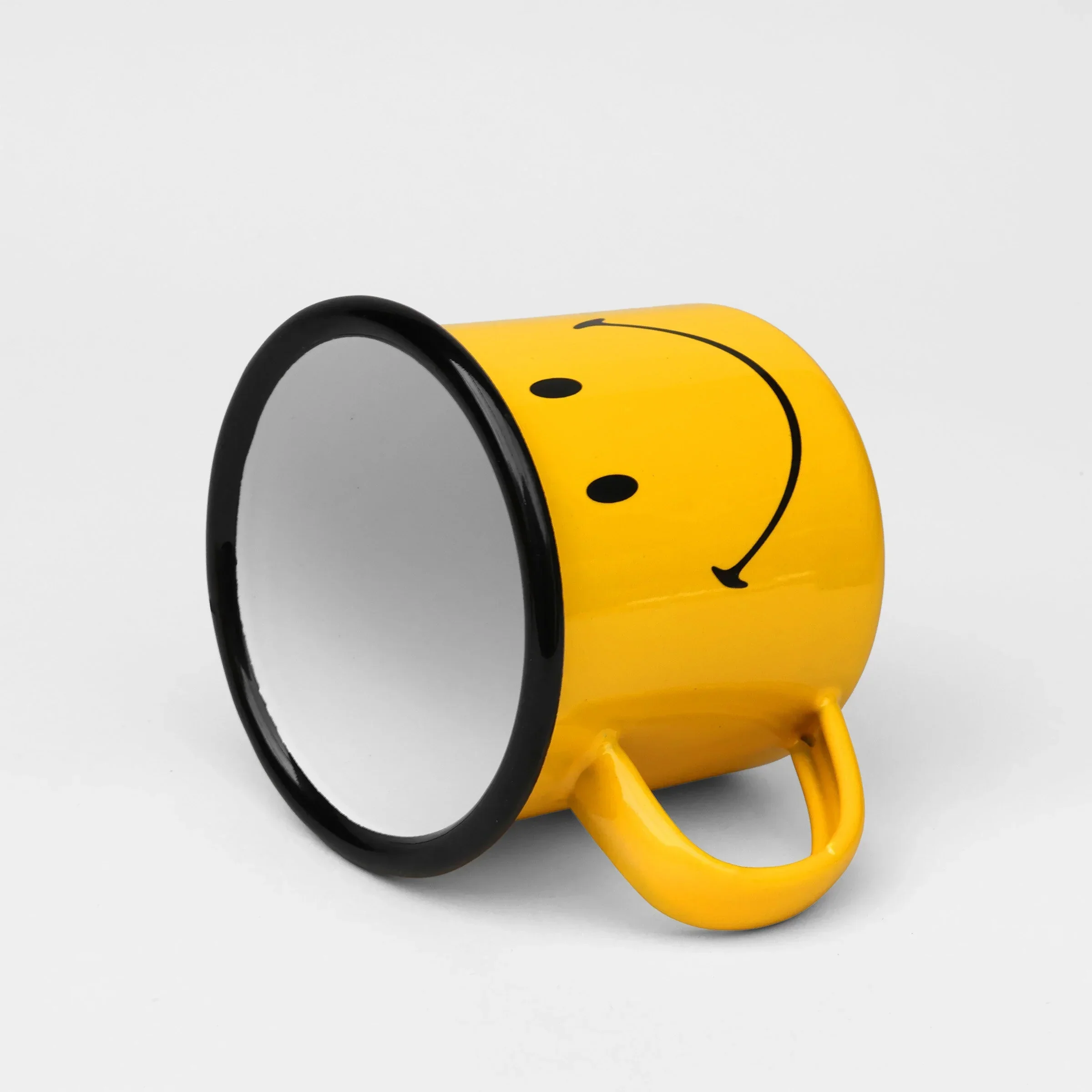 Suck UK Smiley Enamel Mug - Image 2