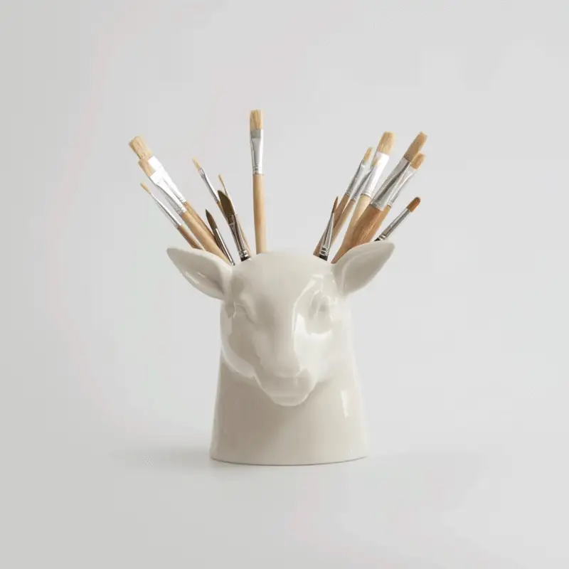 Suck UK Stag Head Utensil Pot - Image 2