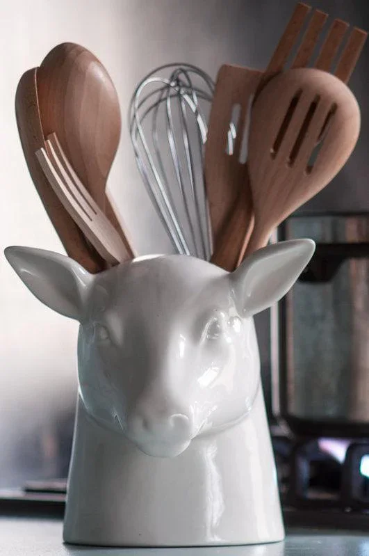 Suck UK Stag Head Utensil Pot - Image 3
