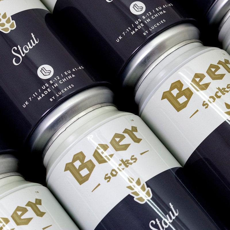 Suck UK Stout Beer Socks - Black - Image 8