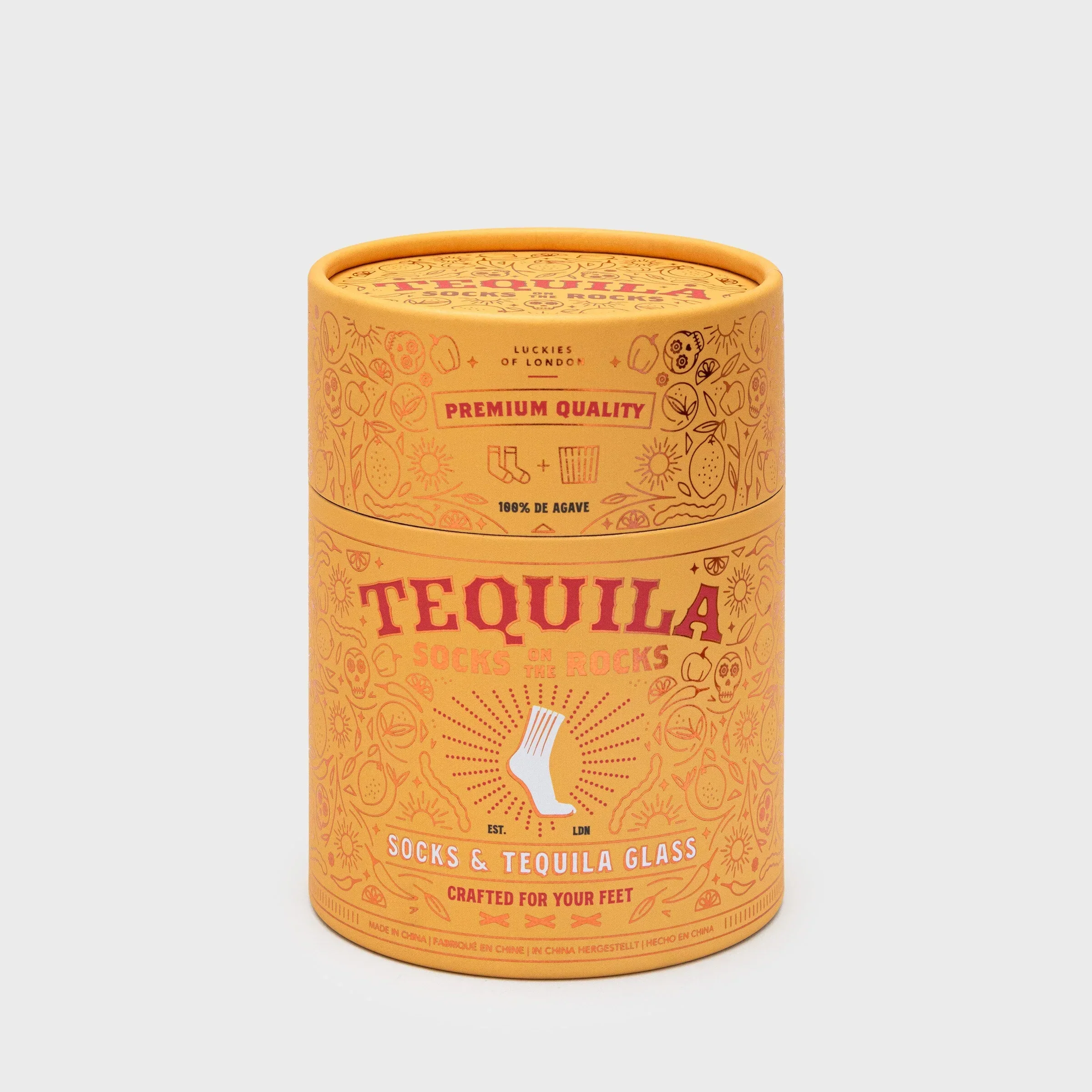 Suck UK Tequila Socks on the Rocks