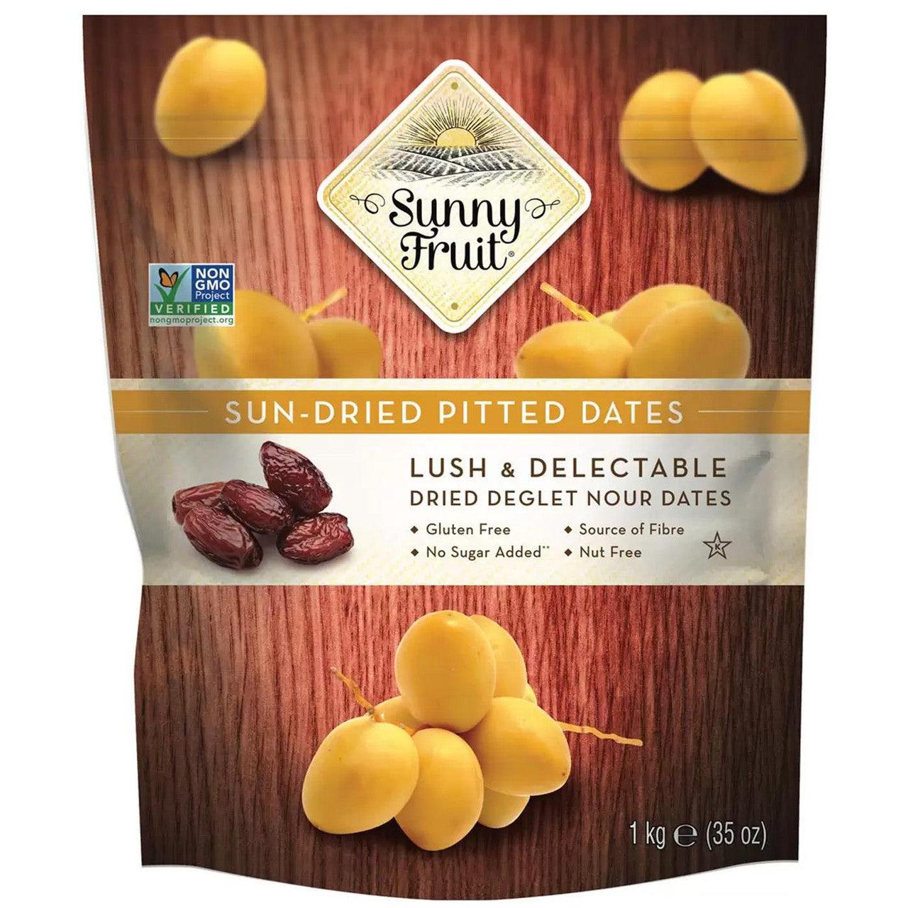 Sunny Fruit Sun-Dried Pitted Deglet Nour Dates (1kg)