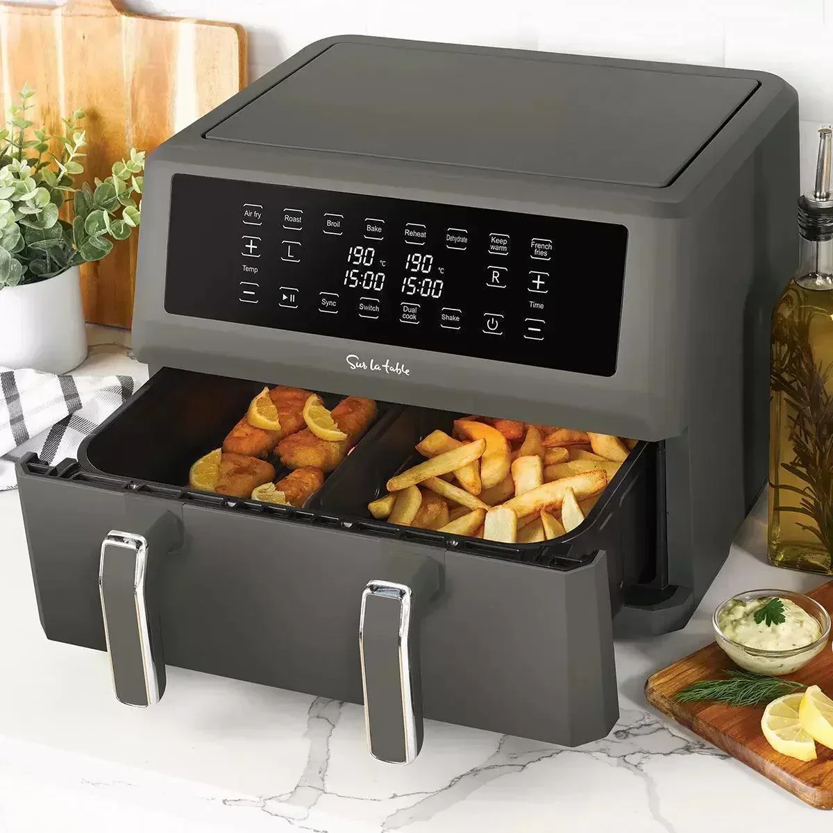Sur La Table Digital Air Fryer Dual Basket (10.4L) - Image 2