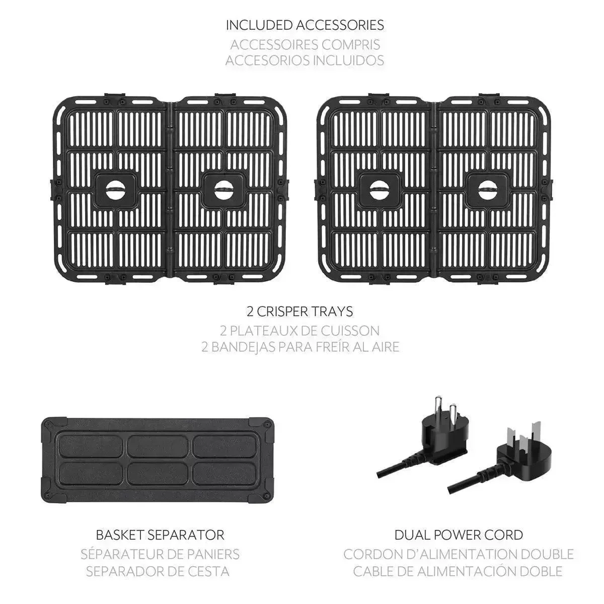 Sur La Table Digital Air Fryer Dual Basket (10.4L) - Image 4