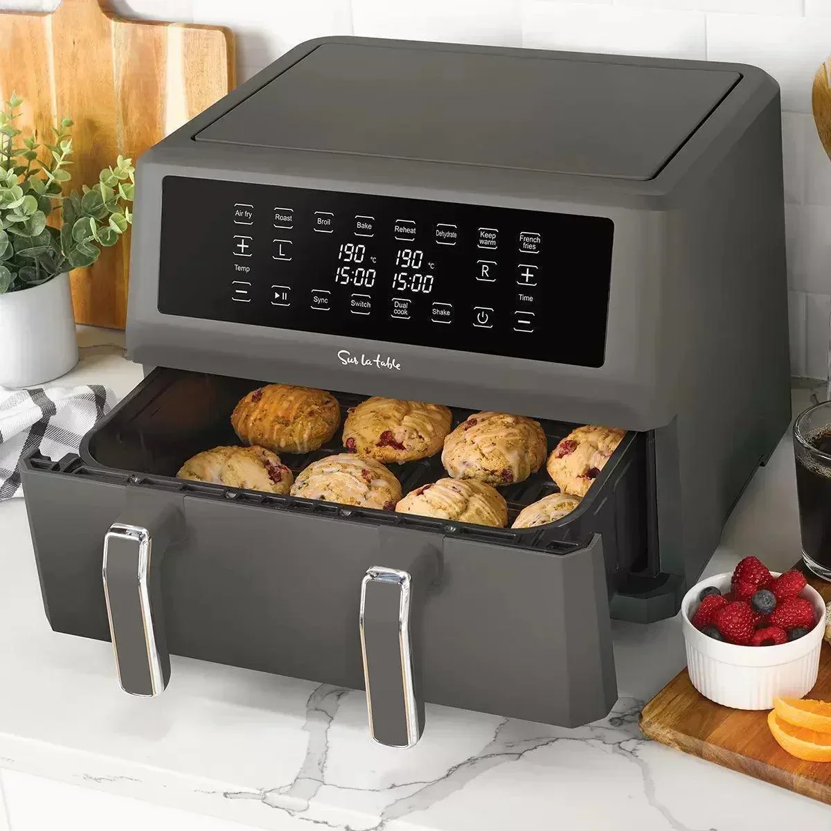 Sur La Table Digital Air Fryer Dual Basket (10.4L) - Image 5