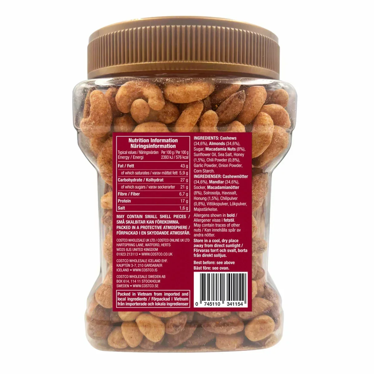 Sweet & Spicy Mixed Nuts (907g) - Image 3