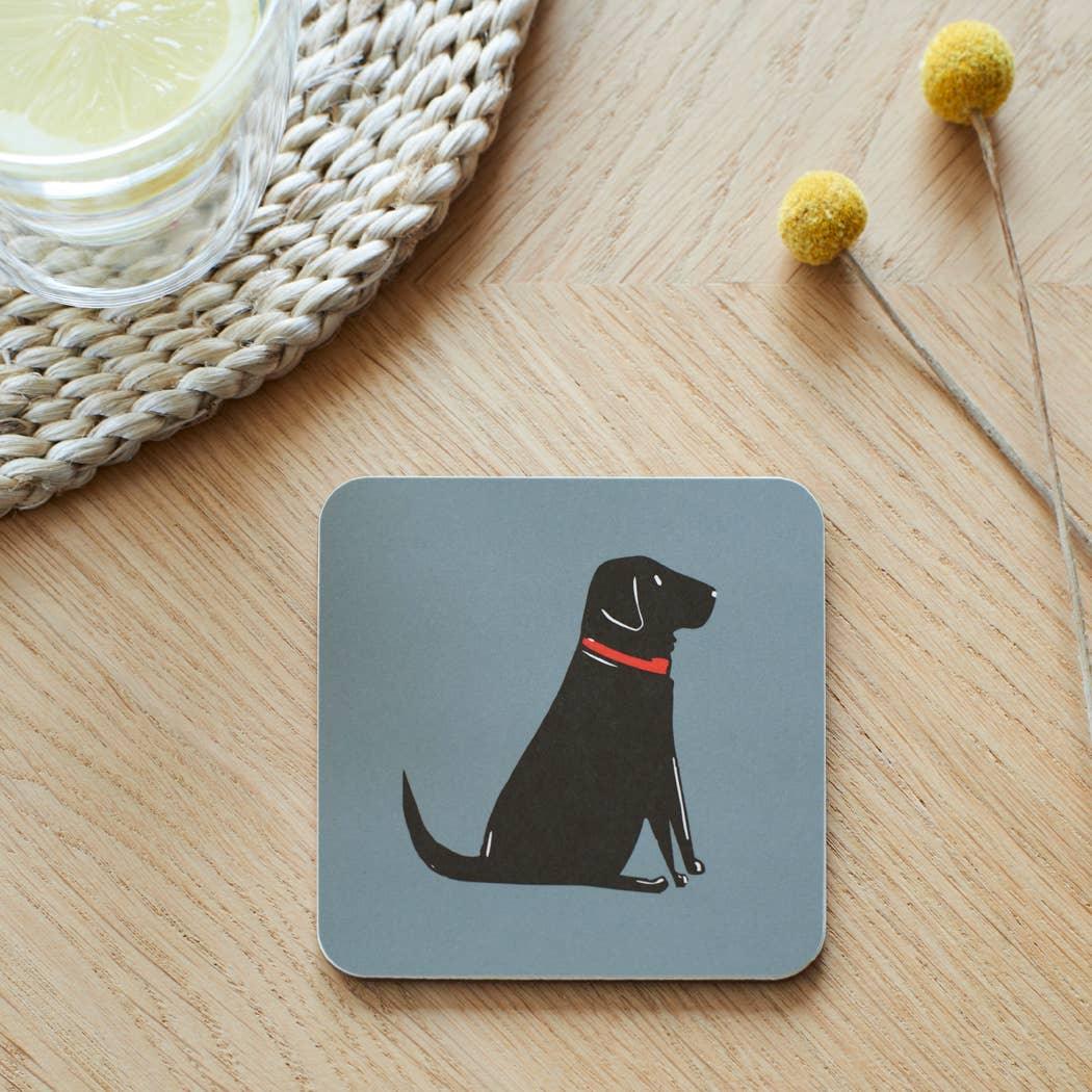 Sweet William Coaster - Black Labrador