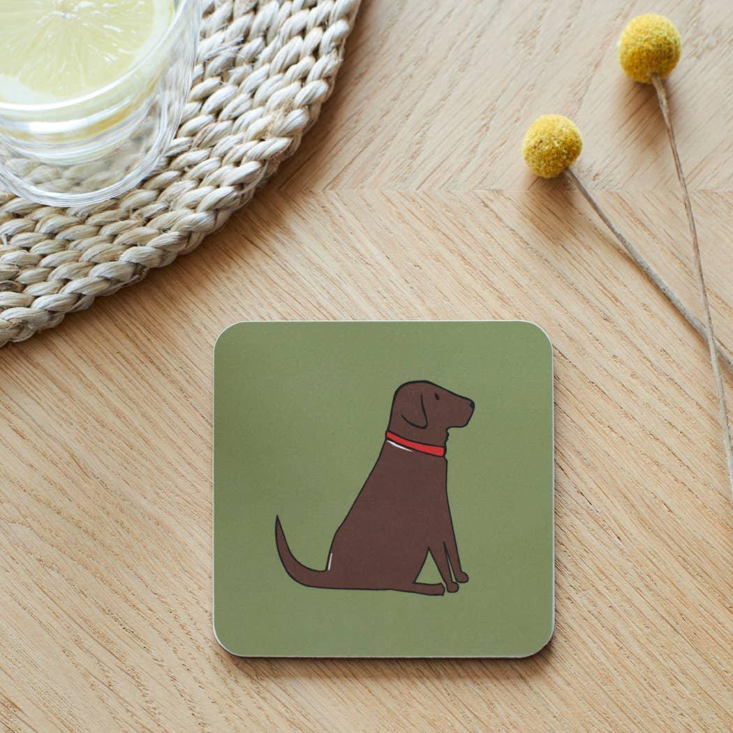 Sweet William Coaster - Chocolate Labrador