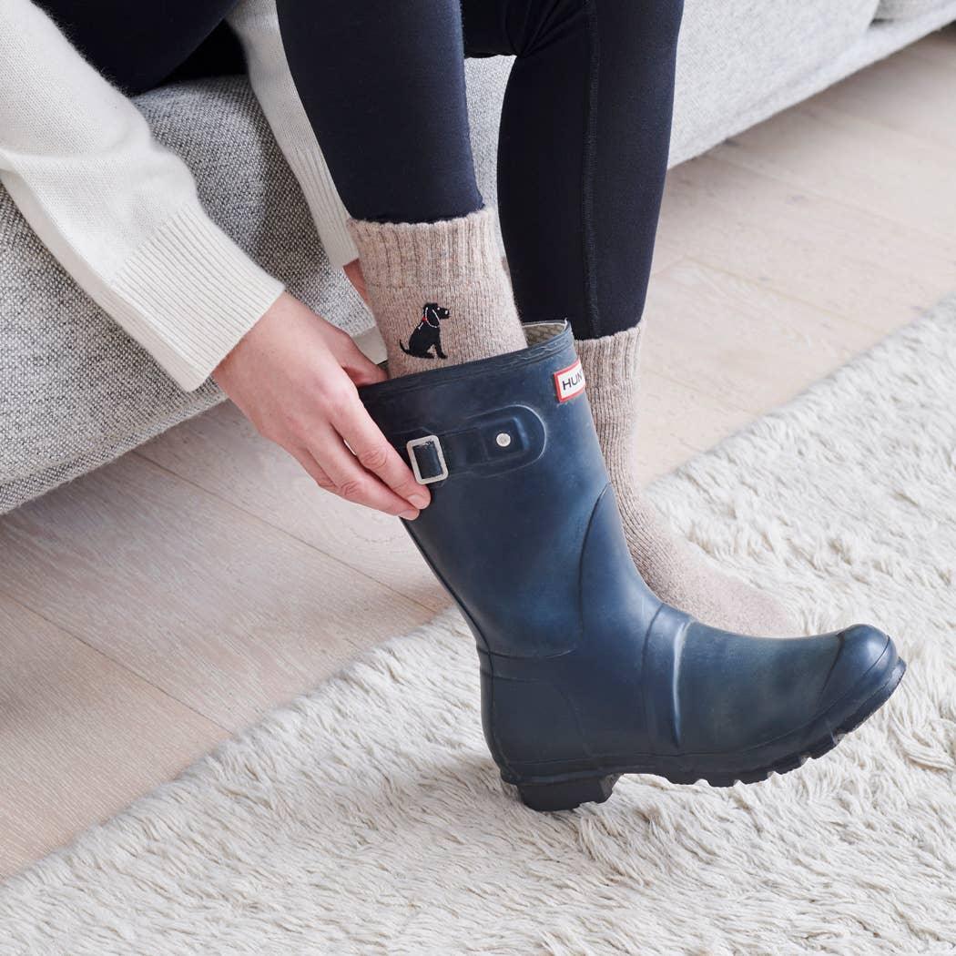 Sweet William Dog Walking Socks - Cocker Spaniel (Black) - Image 2