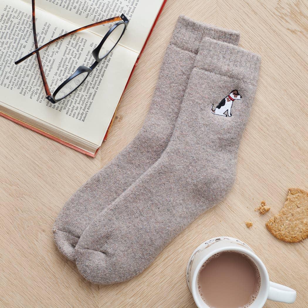 Sweet William Dog Walking Socks - Jack Russell - Image 2