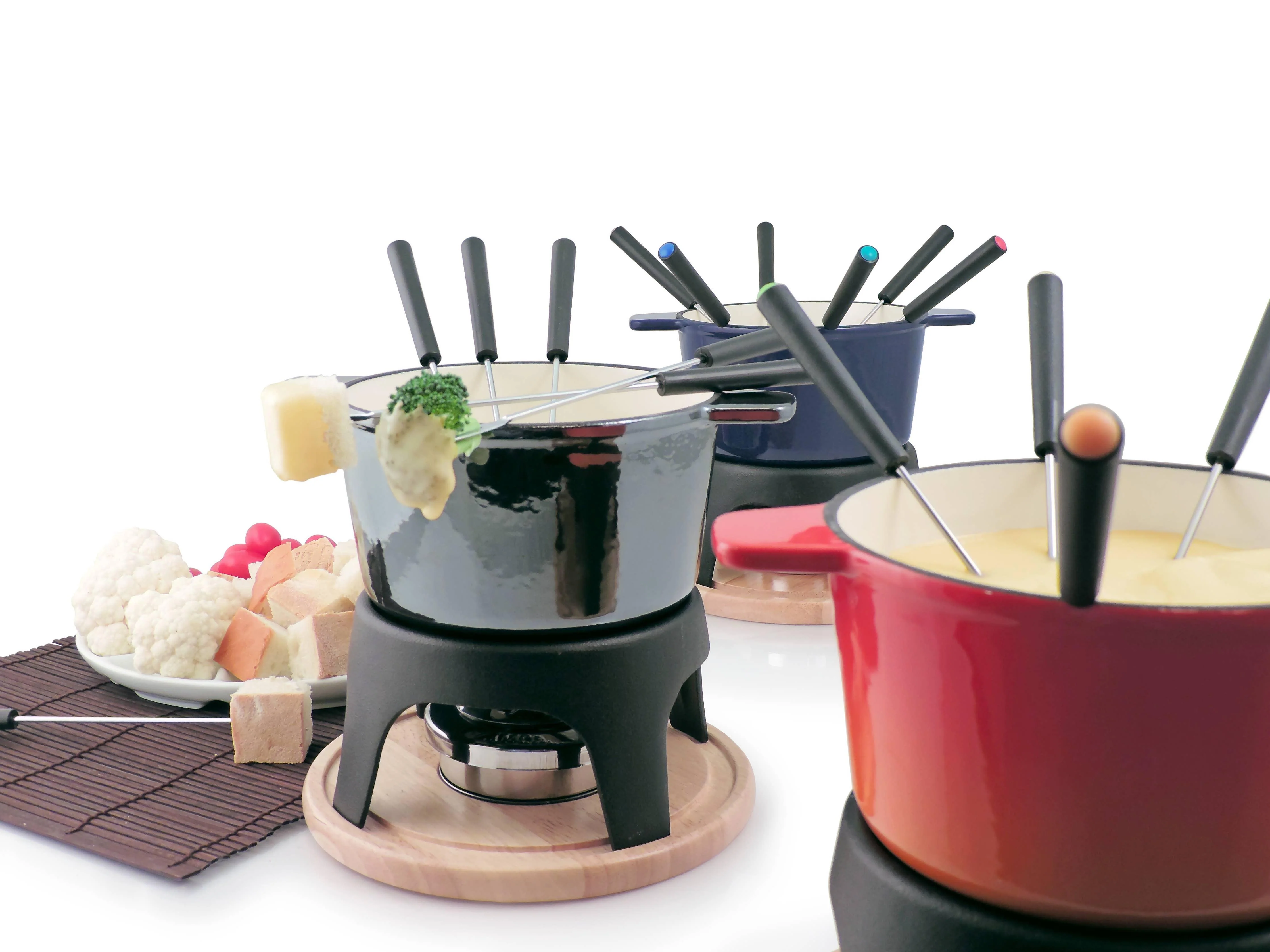 Swissmar Sierra 12-Piece Fondue Set: Cherry Red - Image 5