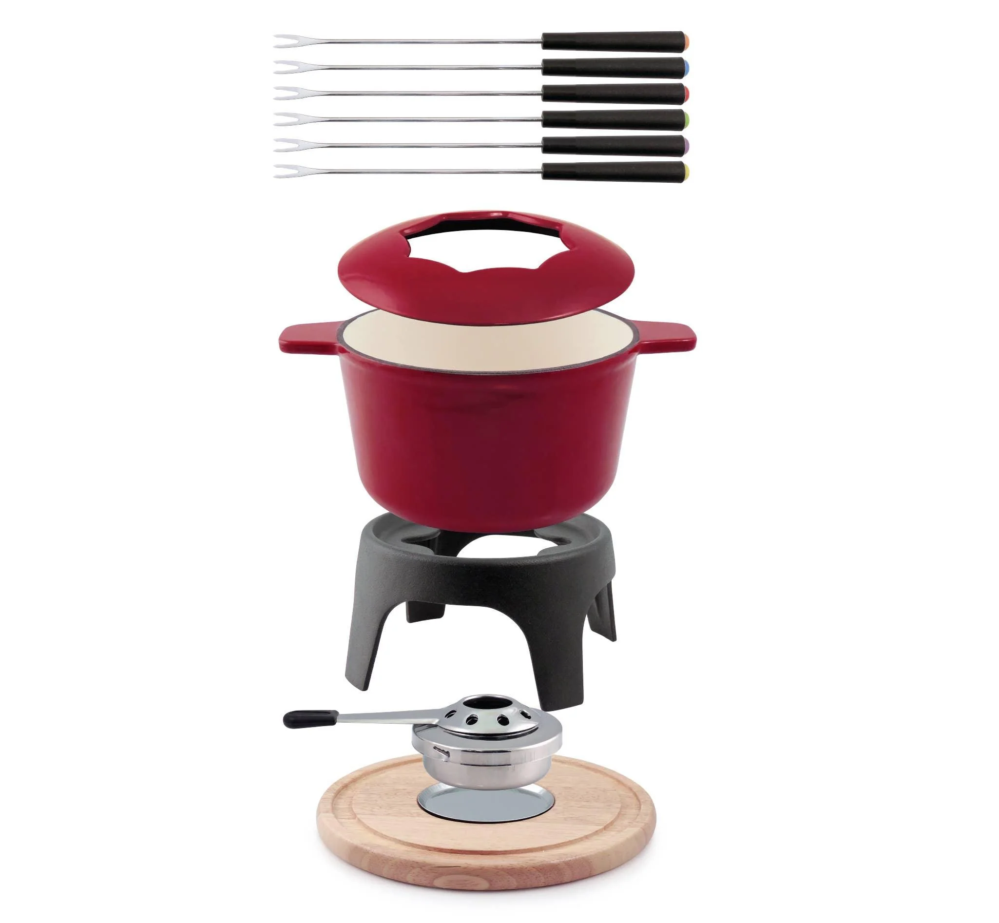 Swissmar Sierra 12-Piece Fondue Set: Metallic Black - Image 6