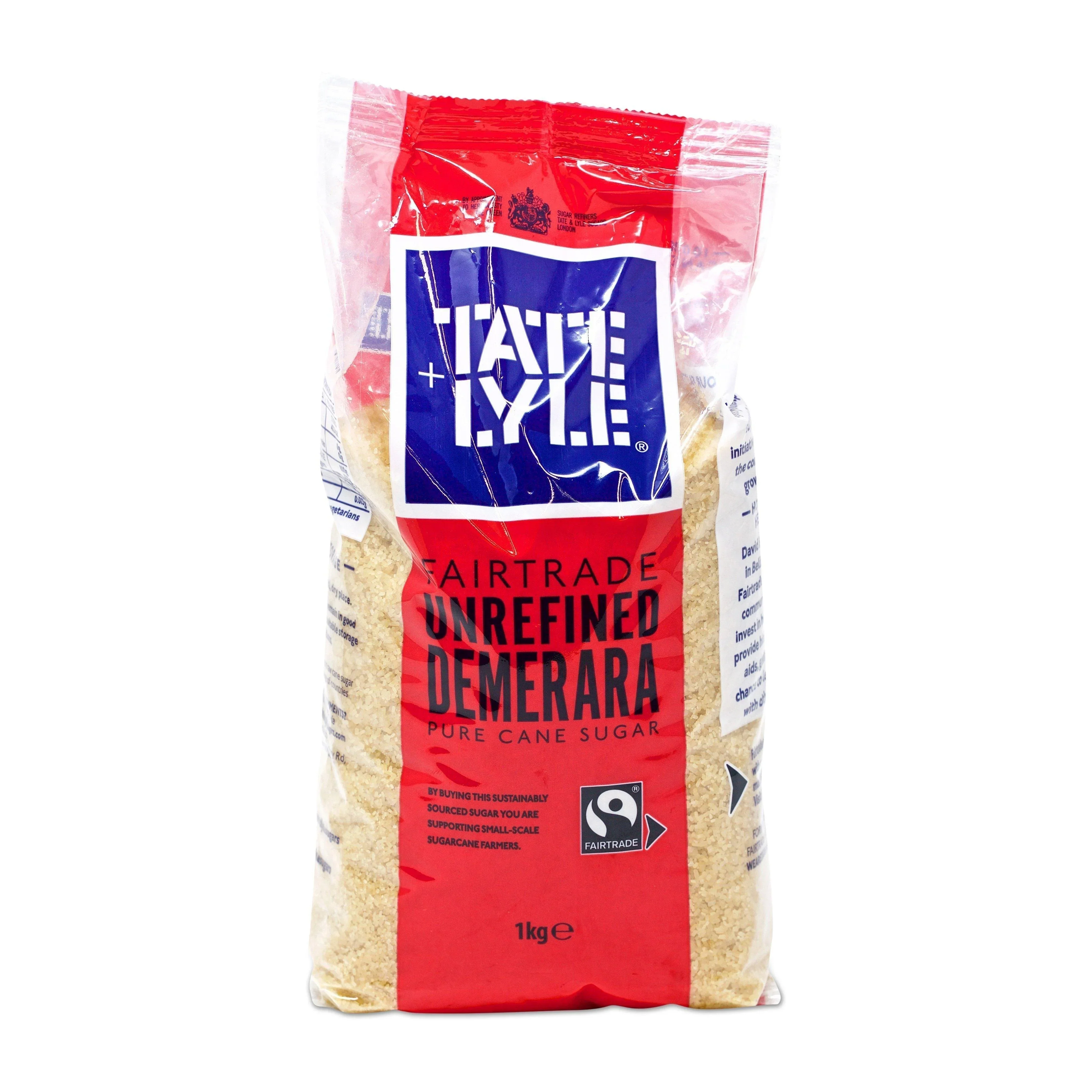 Tate + Lyle Fairtrade Unrefined Demerara Pure Cane Sugar (1kg)