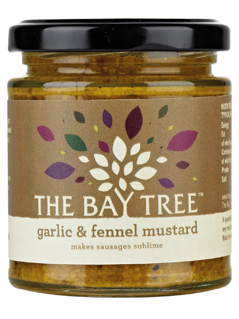 The Bay Tree - Garlic & Fennel Mustard (180g)