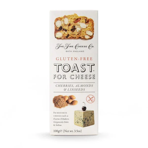 The Fine Cheese Co. Toast for Cheese - Cherries, Almonds & Linseeds - Gluten Free (100g)