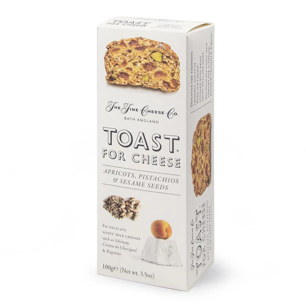 The Fine Cheese Co. Toast For Cheese With Apricots, Pistachios & Sunflower Seeds (100g)