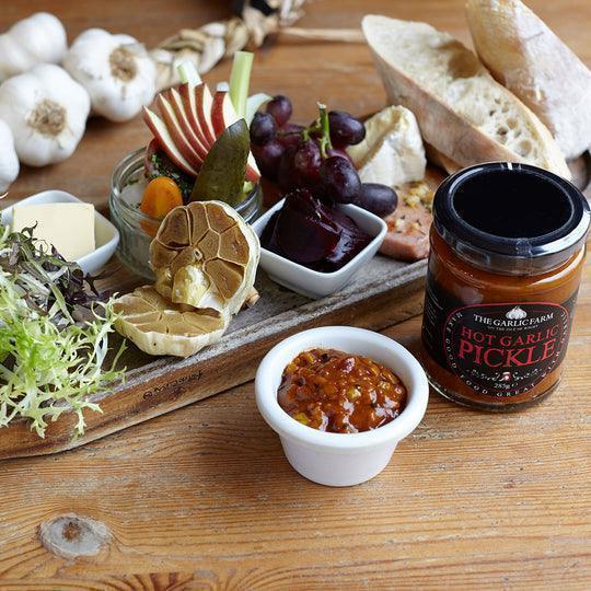 The Garlic Farm Hot Garlic Pickle (285g) - Image 2