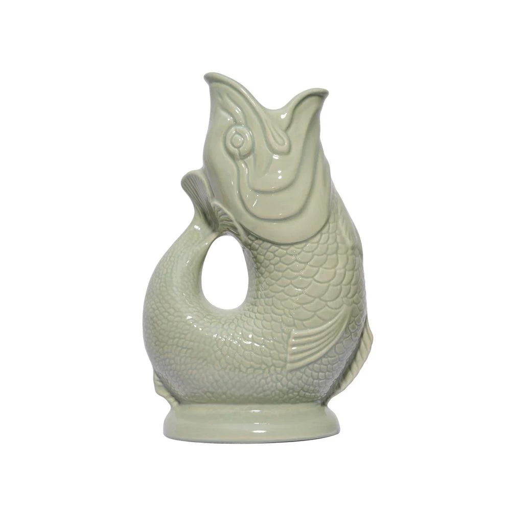 The Gluggle Jug Factory Pitcher Vase - Extra Large - Sage - 1.2L