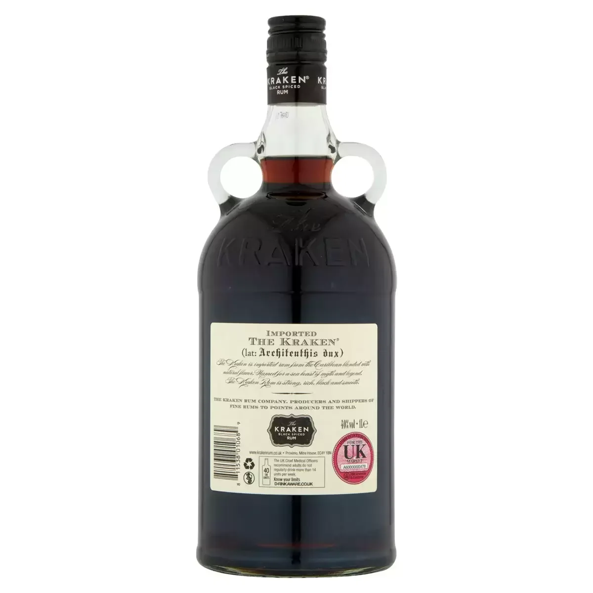 The Kraken Black Spiced Rum (1L) - Image 3