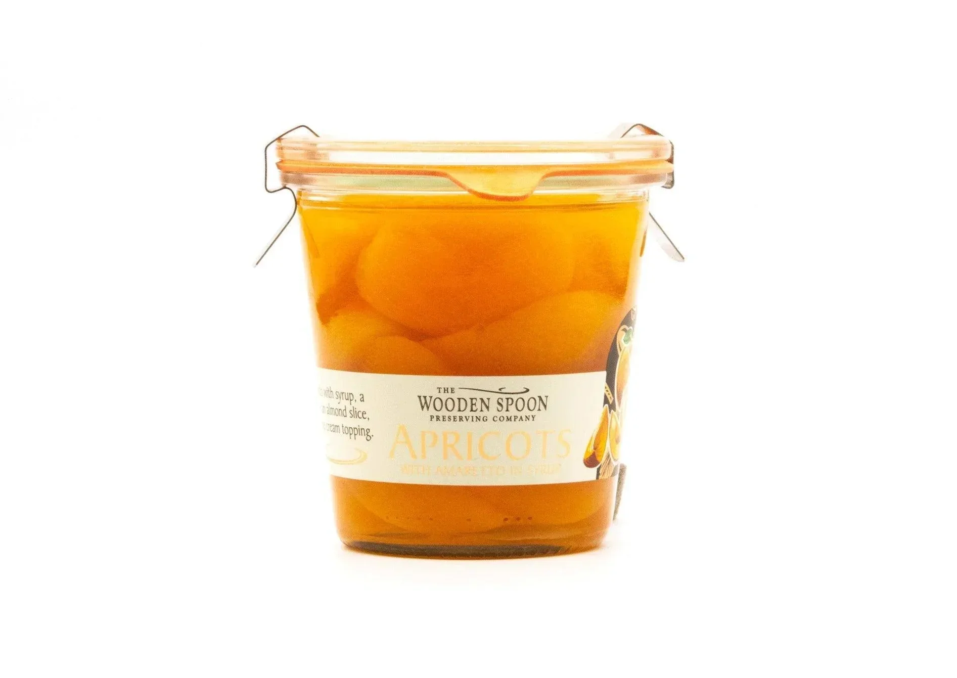 The Wooden Spoon - Apricots with Amaretto in Weck Jar (290g)