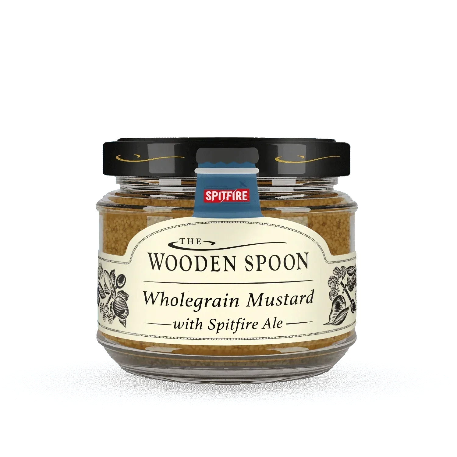 The Wooden Spoon - Wholegrain Mustard with Spitfire Ale (185g)