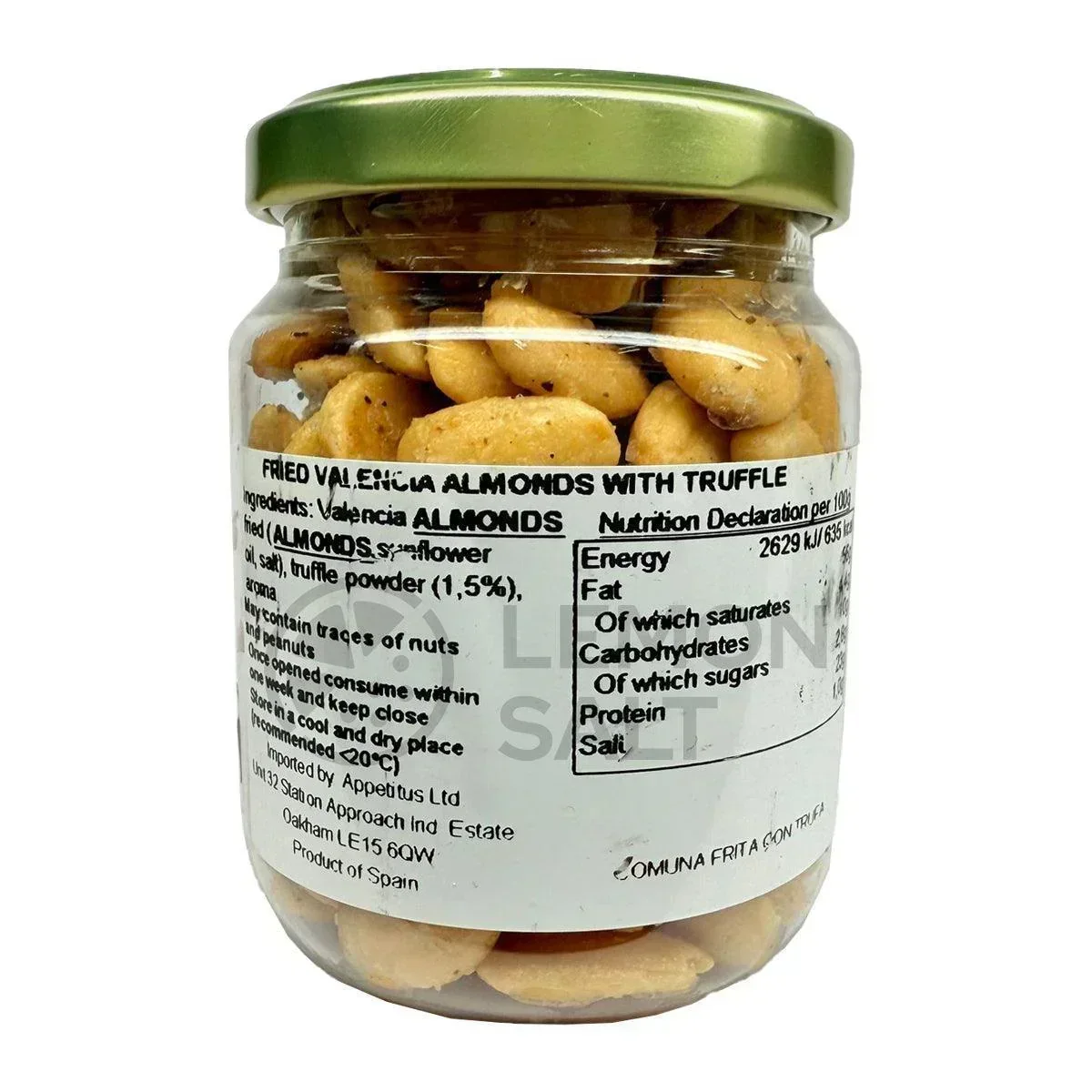 Think Mediterranean - Valencia Almonds with Truffle and Salt (125g) - Image 3