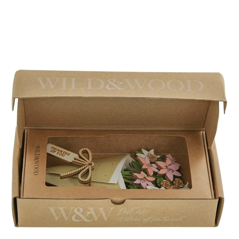 Thinking of You 3D Flower Figurine Card (10cm) - Image 6