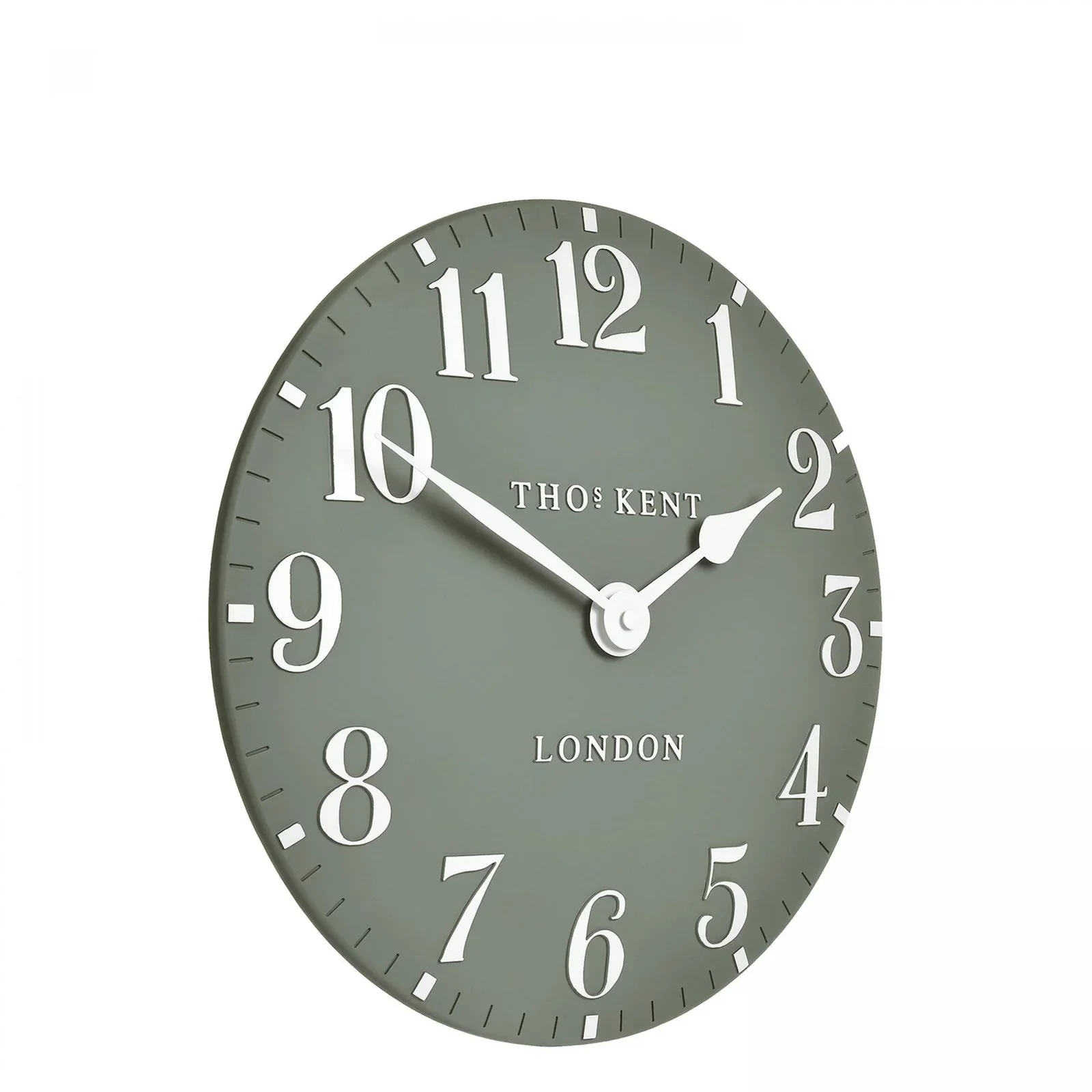 Thomas Kent Arabic Small Wall Clock - SeaGrass - 30cm - Image 2