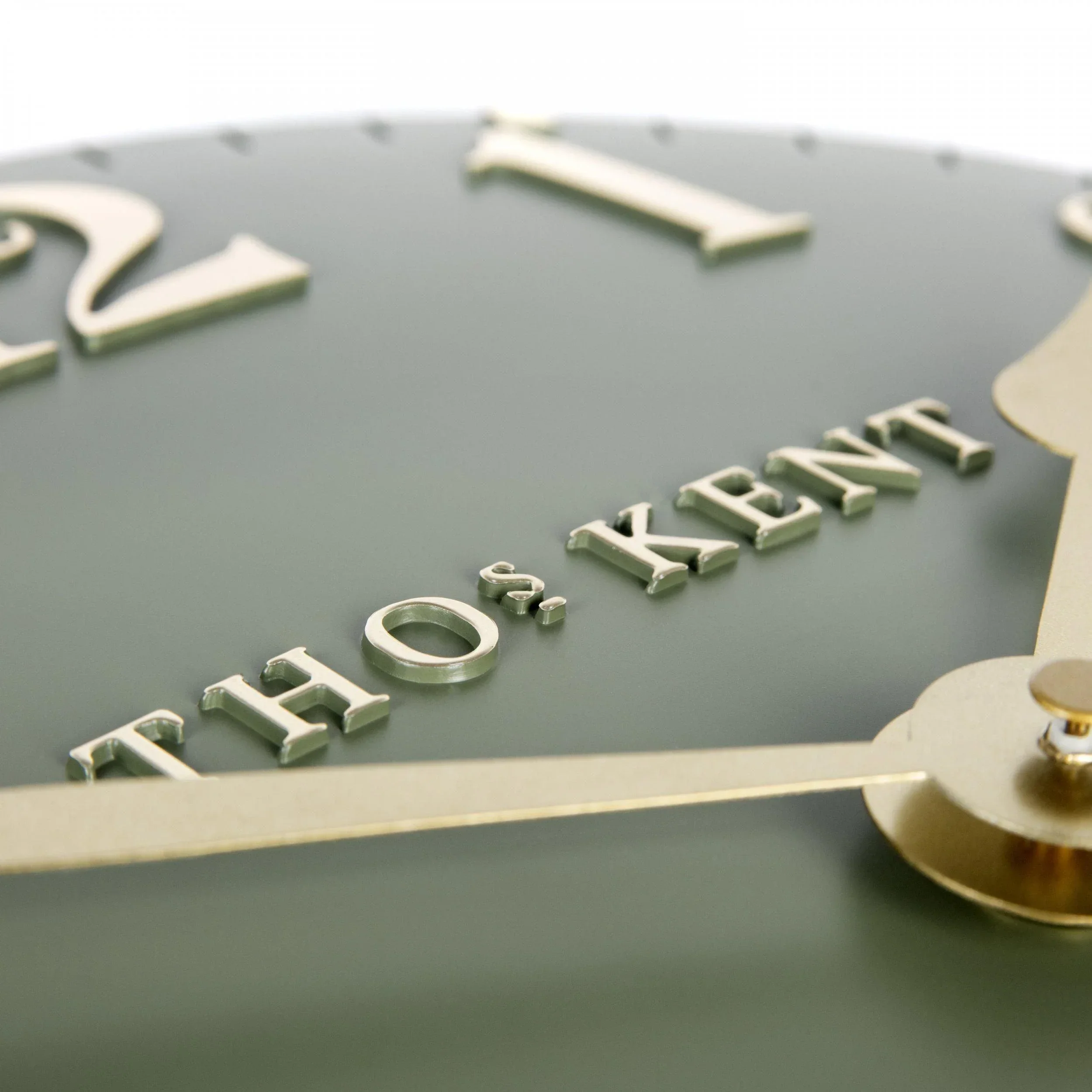 Thomas Kent Arabic Wall Clock - Lichen Green - 30cm - Image 5