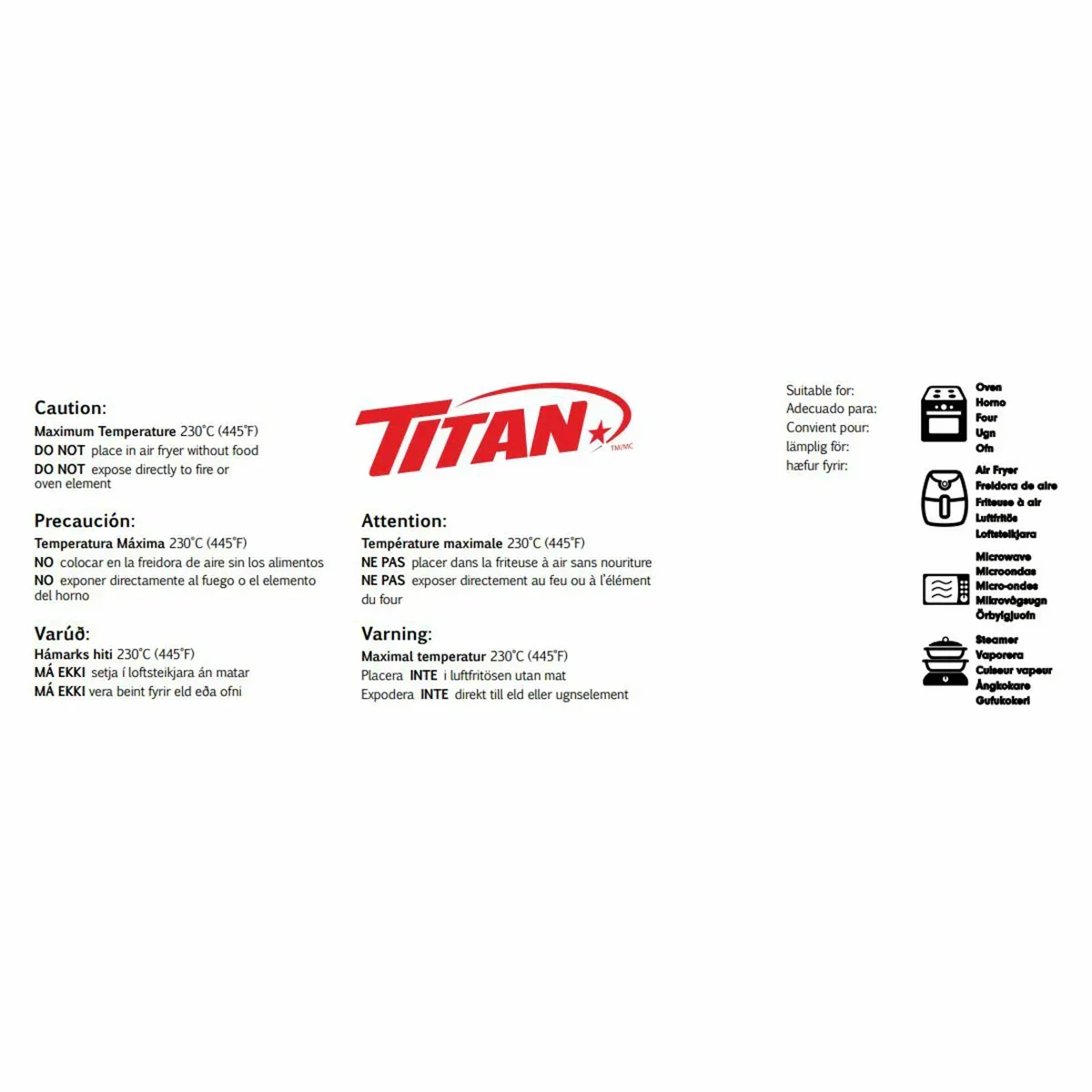 Titan Air Fryer Liner 20cm (300 Pack) - Image 4